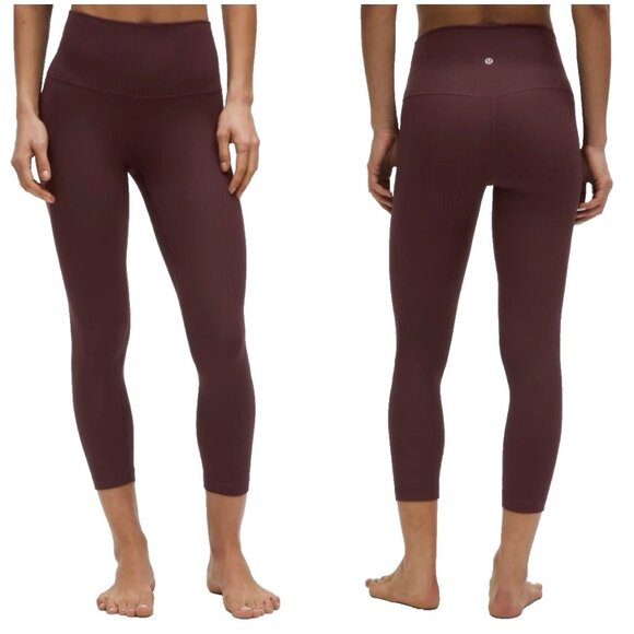 Lululemon Align High Rise Pant 20” Plum Purple 4 Nulu Leggings Yoga Athleisure - Picture 1 of 9